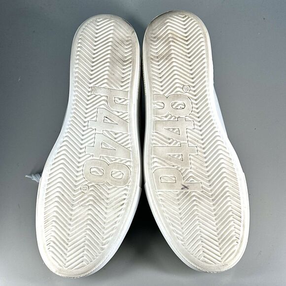 P448 Women Thea White Leather Grey Suede Sneakers Shoes Size 39 US 8.5 Italy - Picture 11 of 16